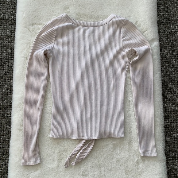 Hollister White Button Up Long Sleeve - Picture 2 of 2